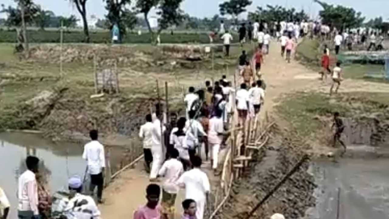 সুনামগঞ্জে বাঁধ কাটা নিয়ে দুই গ্রামবাসীর রক্তক্ষয়ী সংঘর্ষ, আহত ২০