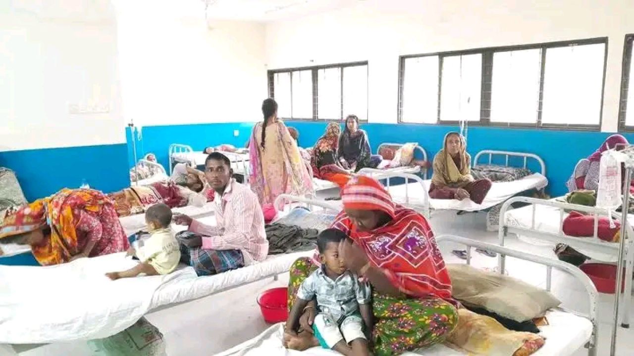 জয়পুরহাটে শিশুদের মধ্যে বাড়ছে ডায়রিয়া ও হামের প্রকোপ, হাসপাতালে অধিক রোগীর চাপ