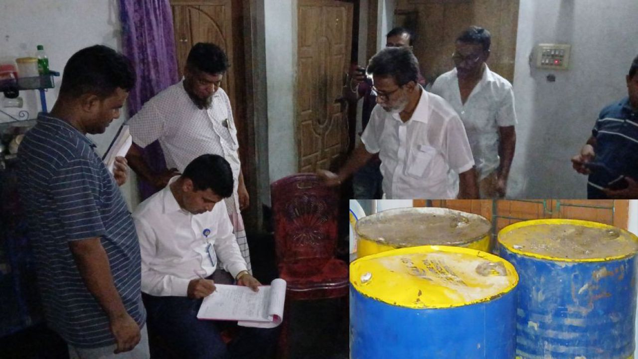 চুয়াডাঙ্গায় রান্নাঘরে অবৈধভাবে মজুত করা ৬৪৫ লিটার ডিজেল জব্দ, ব্যবসায়ীর কারাদণ্ড