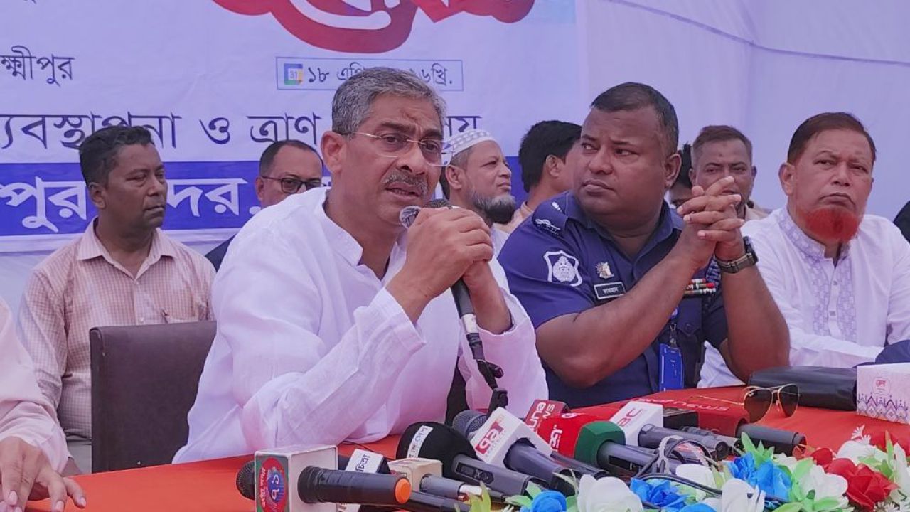 খাল খনন কর্মসূচিতে নতুন বিপ্লব ও জাগরণ আসবে, লক্ষ্মীপুরে পানিসম্পদ মন্ত্রী