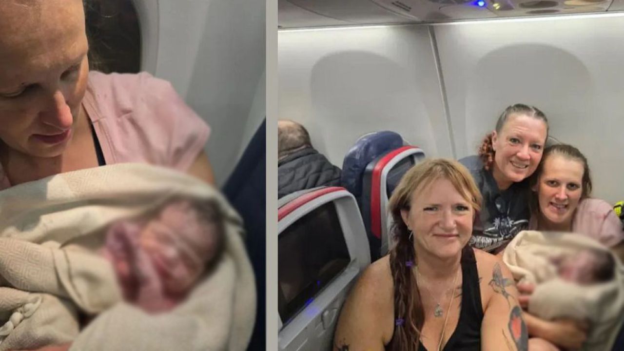 মাঝ আকাশে জুতার ফিতায় শিশুর জন্ম: বিমানে অভাবনীয় এক মুহূর্ত