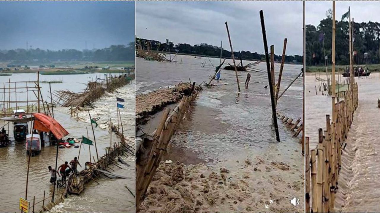 পাহাড়ি ঢলে সোমেশ্বরীর পানি বৃদ্ধি: দ্রুত ধান কাটার নির্দেশ