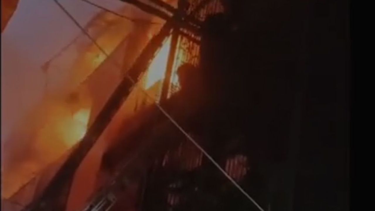 দিল্লিতে বহুতল ভবনে ভয়াবহ আগুনে ৯ জনের মৃত্যু