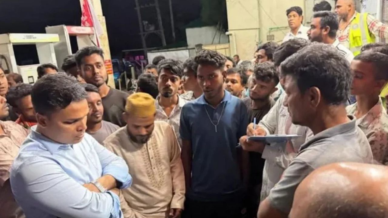 ত্রিশালে আবাসিক ভবনে অবৈধ তেল মজুত থেকে আগুন: একজনের জেল ও জরিমানা