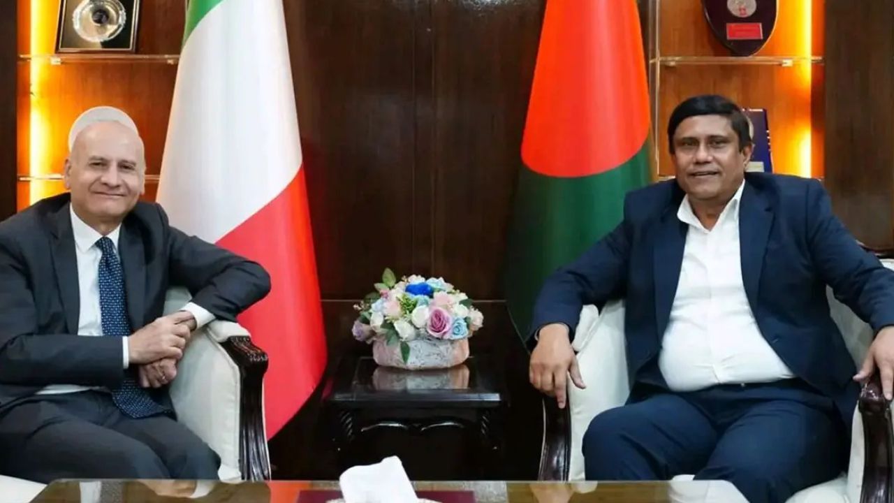প্রতিরক্ষা খাতে বাংলাদেশ ও ইতালির মধ্যে সহযোগিতা জোরদার