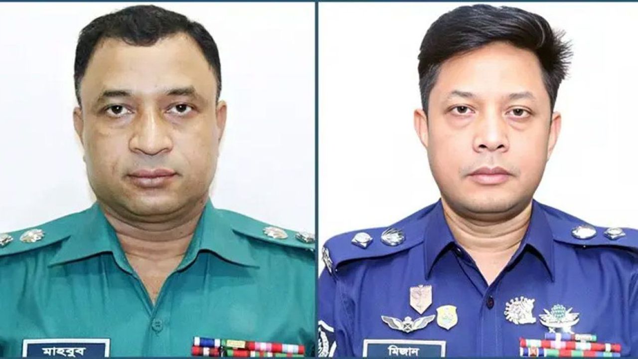 আলোচিত দুই এসপি প্রত্যাহার: ফেনী ও পঞ্চগড় পুলিশে বড় রদবদল