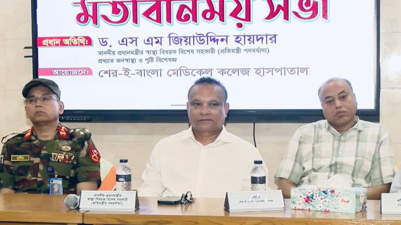 নতুন এক লাখ স্বাস্থ্যকর্মী নিয়োগের ঘোষণা দিলেন প্রধানমন্ত্রীর বিশেষ সহকারী