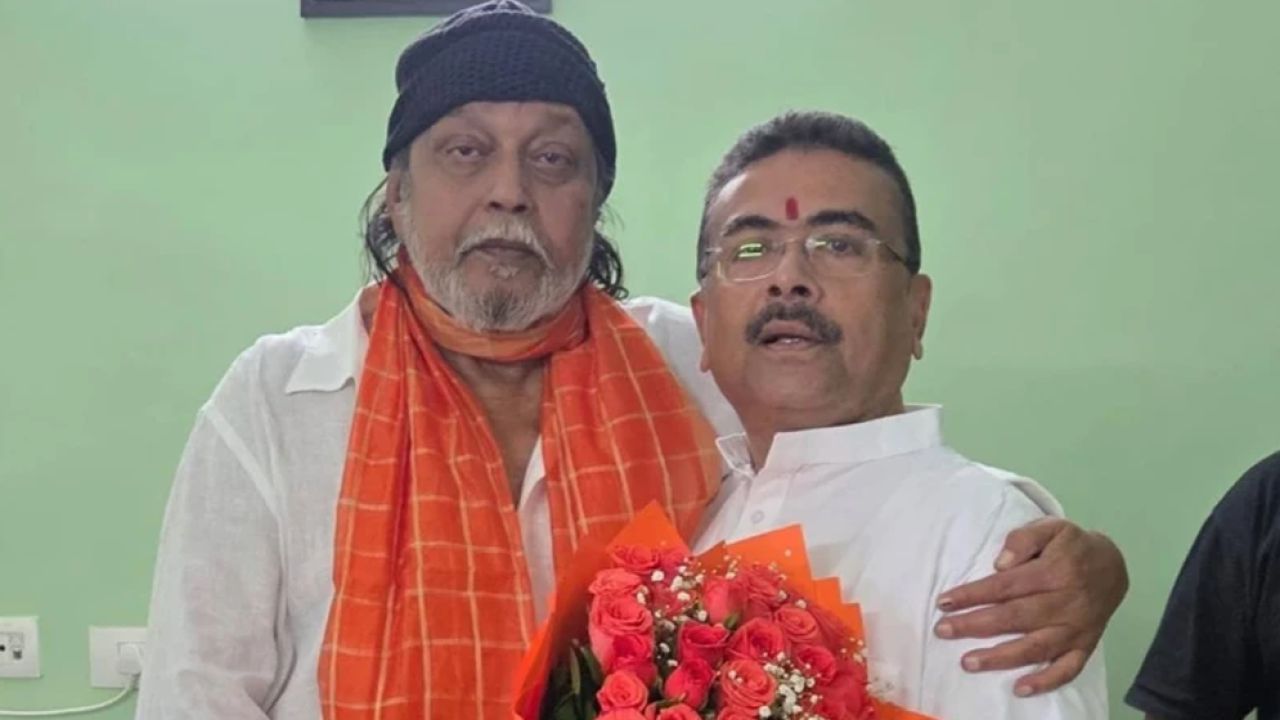মিঠুনের বাড়িতে মুখ্যমন্ত্রী শুভেন্দু: 'আপনার তৈরি করা মুখ্যমন্ত্রী আপনার কাছে আসবে'