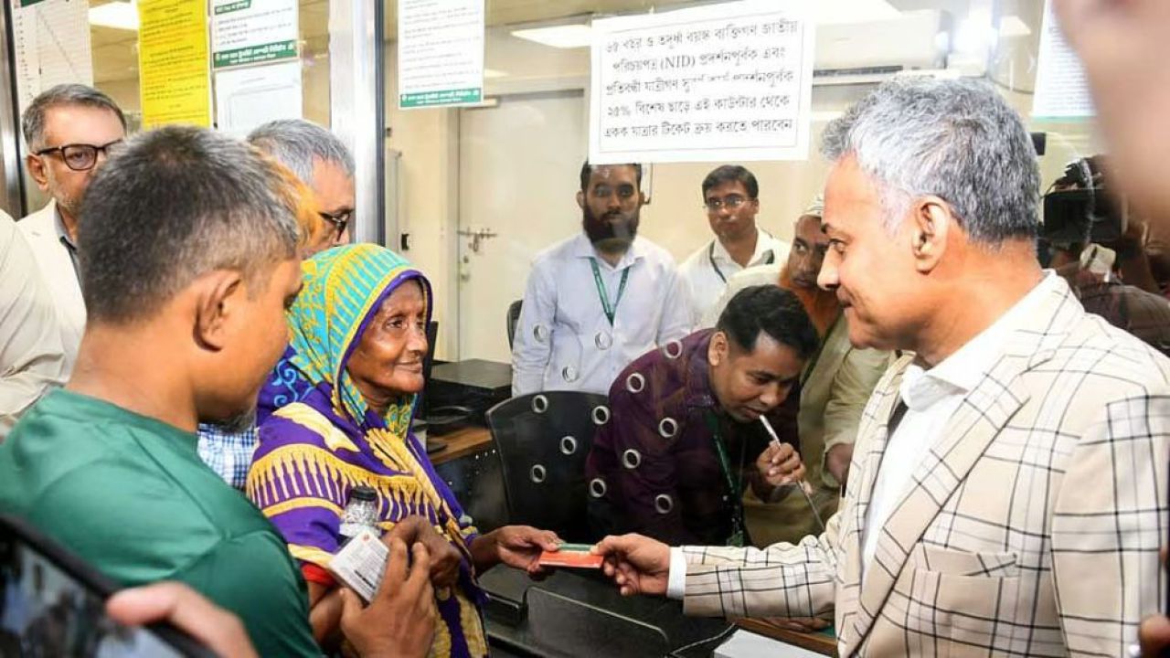 মেট্রোরেলে বয়স্ক ও প্রতিবন্ধীদের ২৫ শতাংশ ছাড়