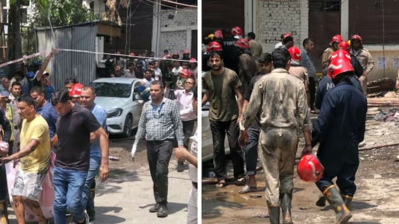 দিল্লির হোটেলে ভয়াবহ আগুনে নিহত অন্তত ২০