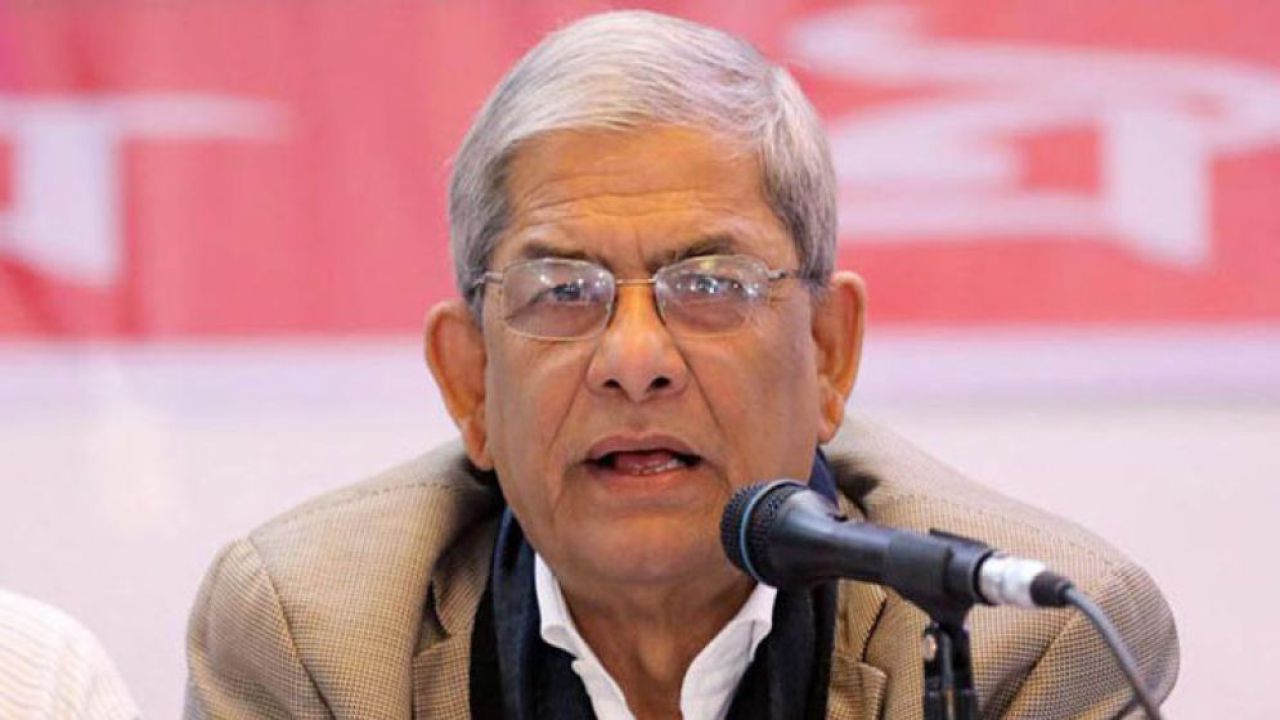 গণতন্ত্র ও জনধিকারে অবিশ্বাসী অশুভ শক্তিকে প্রতিহতের আহ্বান মির্জা ফখরুলের