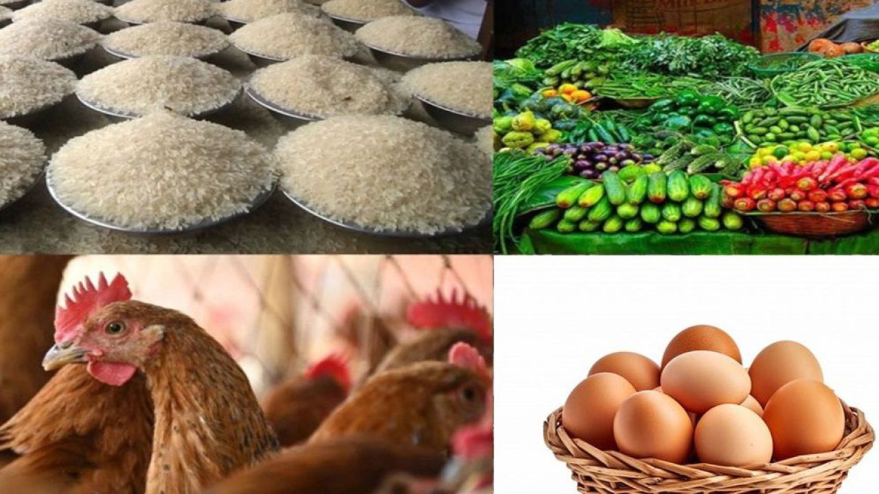 বাজারে চালের দাম বেড়েছে, কমেছে মুরগি-ডিম