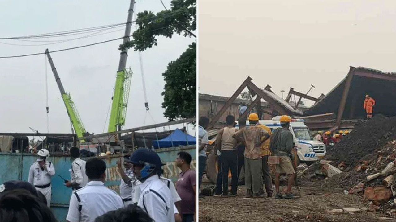 কলকাতায় নির্মাণাধীন গুদাম ভবন ধসে নিহত বেড়ে ১০