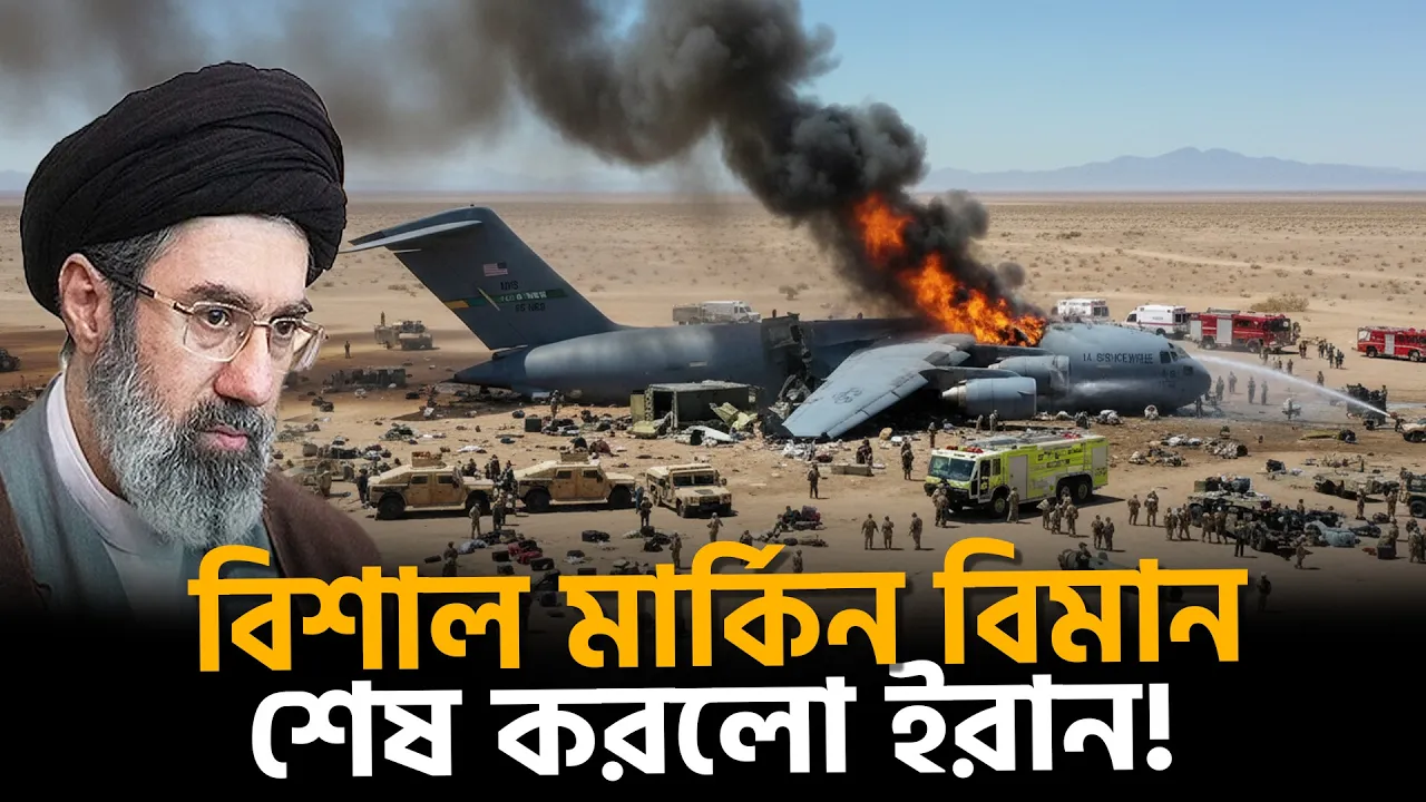 ইরাকের মরুভূমিতে ধসে পড়ল আমেরিকার ‘ভাসমান তেলের ট্যাংকার’ | KC135 | USA | Stratotanker | Dhaka News